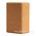 Blok Yoga Cork Natural dan Bata